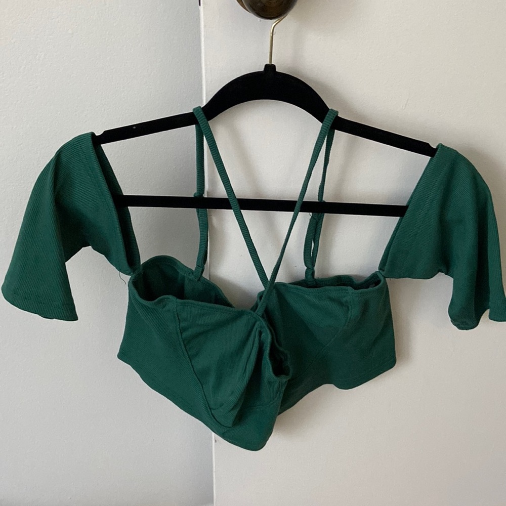 Crisscross crop top